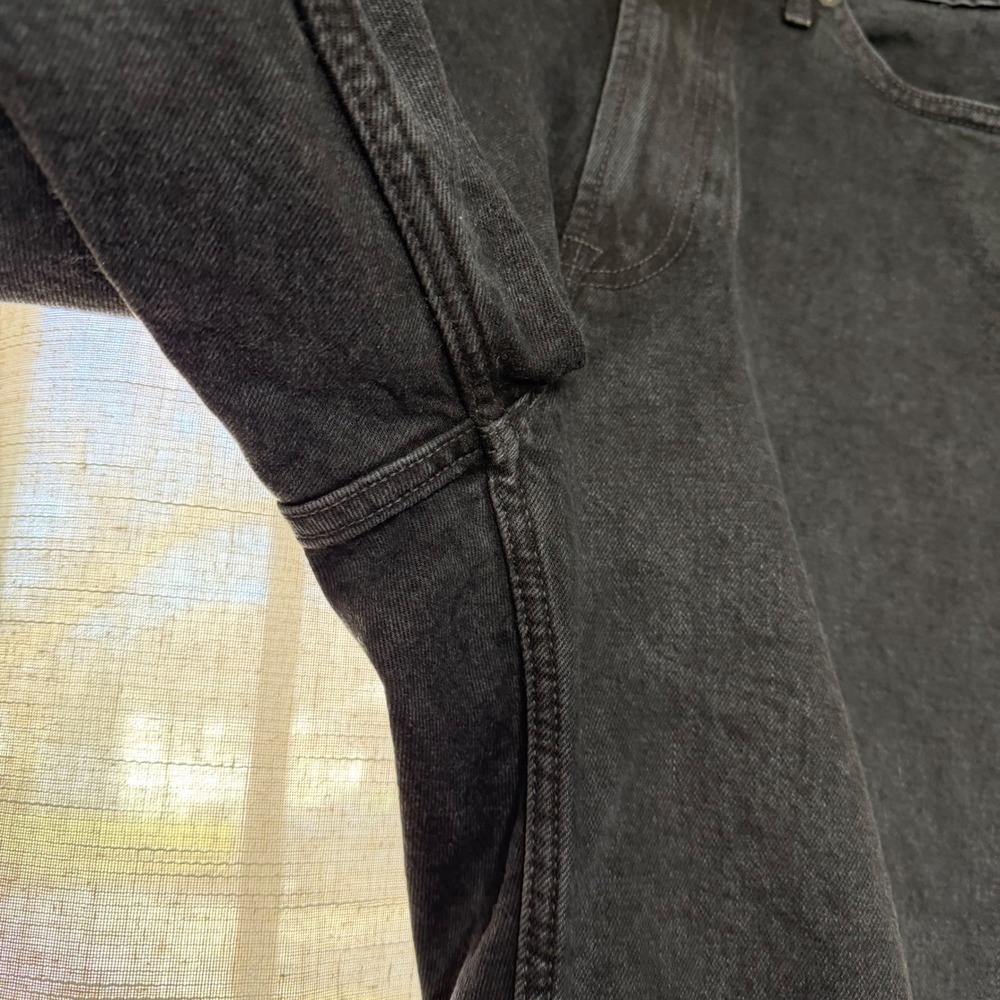 Everlane The Curvy Cheeky Jean High Rise Straight Black Organic Cotton Womens 28 - Picture 4 of 7